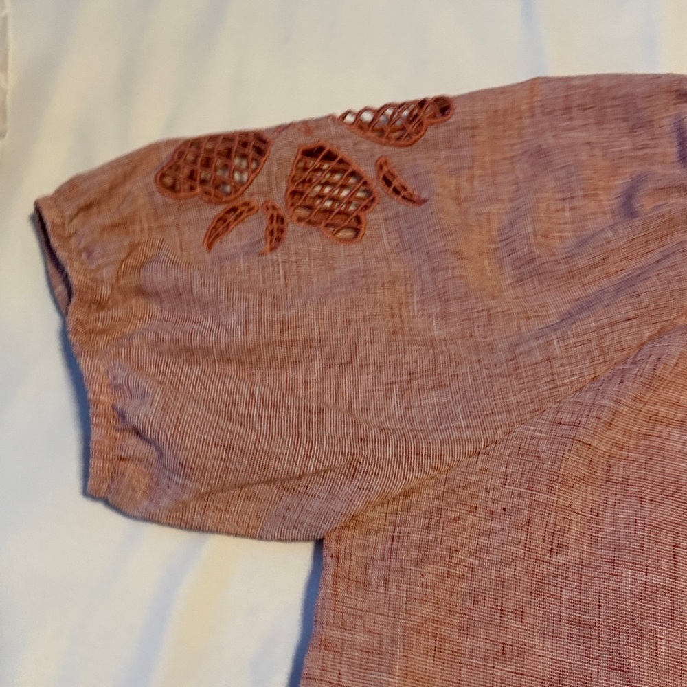 Vintage Threads Button-Front Blouse - Picture 5 of 8